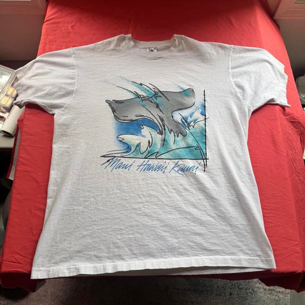 Vintage 90s Fruit of the Loom Single Stitch Maui, Hawaii, Kauai Souvenir T-shirt